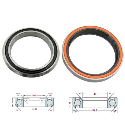 Lager Fahrrad Stahl 2pcs 2x ACB518K/MH-P08H8 Für Excalibur Für Fenix Lager