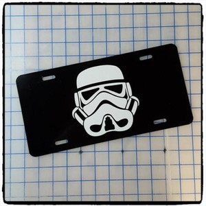 stormtrooper license plate