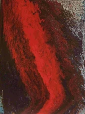 30 x 40 Original Modern Abstract Expressionism Drip Painting - by Carmen Rowe