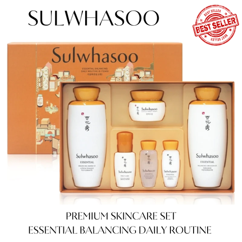 SULWHASOO PREMIUM KOREAN SKINCARE ESSENTIAL BALANCING DAILY ROUTINE SET - Picture 1 of 5