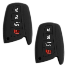2 Key Fob Remote Skin Shell Case Cover for Hyundai SY5DHFNA433