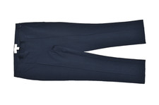 Michael Michael Kors Size 6 Navy Blue Stretch Pintuck Seam Side-Zip Ankle Dress