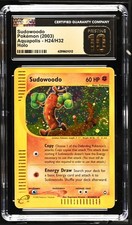 Pokemon Sudowoodo Aquapolis Holo - H24/H32 Pristine 10 Pop 1 on eBay