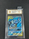 Blastoise & Piplup GX CSM2aC 156/150 SR Rare Pokemon Sun & Moon CHN- Grade 10