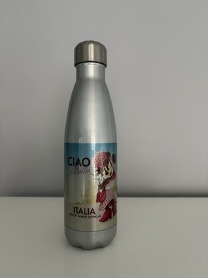 Disney Parks Epcot ITALY Minnie CIAO BELLA ITALIA  Stainless Steel Water Bottle