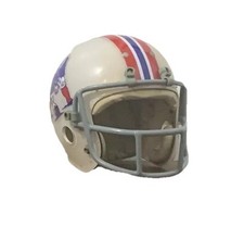 1976 New England Patriots Football Helmet  MacGregor 100MH Clear Shell 7 1/4