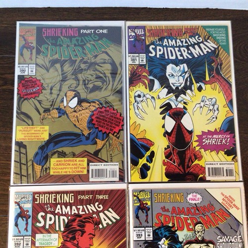 Amazing Spider-Man #390 391 392 393 Shrieking Set of 4 Lot Marvel Comics 1994 - Picture 2 of 5