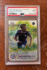 Estevao Willian 2025-26 Topps Chelsea Team Set #35 Static Refractor Rookie RC