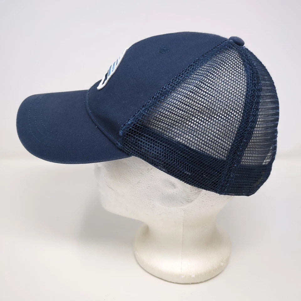 Gorra de béisbol ajustable J Crew Crewcuts azul marino puesta de sol niños malla trasera Foto 4 de 4