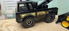 Tonka Mighty Tow Wrecker Truck Rare Fine in Black 1980's Press Steel