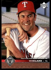 Will Clark 1997 Upper Deck #505 Rangers MLB READ FREE SHIPPING AutographDen