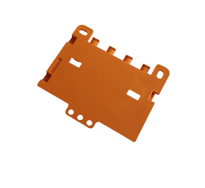 Wago 222-505 Strain Relief Plate for Mounting Adapters 221 and 222 Orange