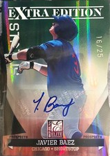 2011 Donruss Elite Extra Edition - Autographed Prospects Javier Báez #P-15 16/25