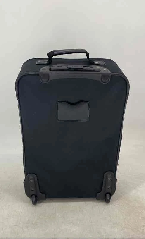 Izod Negro Bolsillos Exterior Ligero Lona y Maleta de Mano Lote de 2 Foto 3 de 4