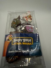 2013 Angry Birds Star Wars Shower Curtain Hooks Set of 12 New in Box