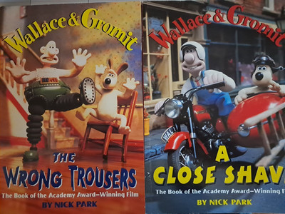 Wallace & Gromit LOT of 2: A Close Shave & The Wrong Trousers by Nick Park