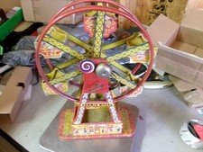 J Chein Hercules Ferris Wheel Circus Toys Wind Up Tin Lithograph 1920 A