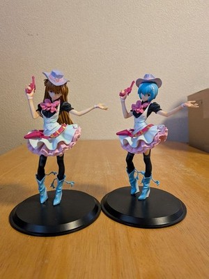 Neon Genesis EVANGELION Rei Asuka Cosplay Figure Set with Stand 16cm