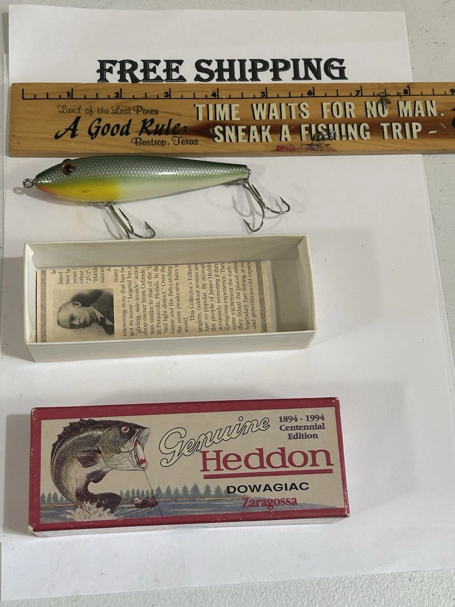 希少になる ルアー・フライ HEDDON WOOD KING COBRA Y NIB Heddon Bass