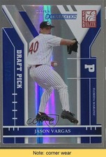 2004 Donruss Elite Extra Edition Status Die-Cut 1/25 Jason Vargas #337 READ 0b2