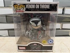 Funko Pop in a Box Exclusive Deluxe Marvel Venom on Throne Glows in the Dark 965