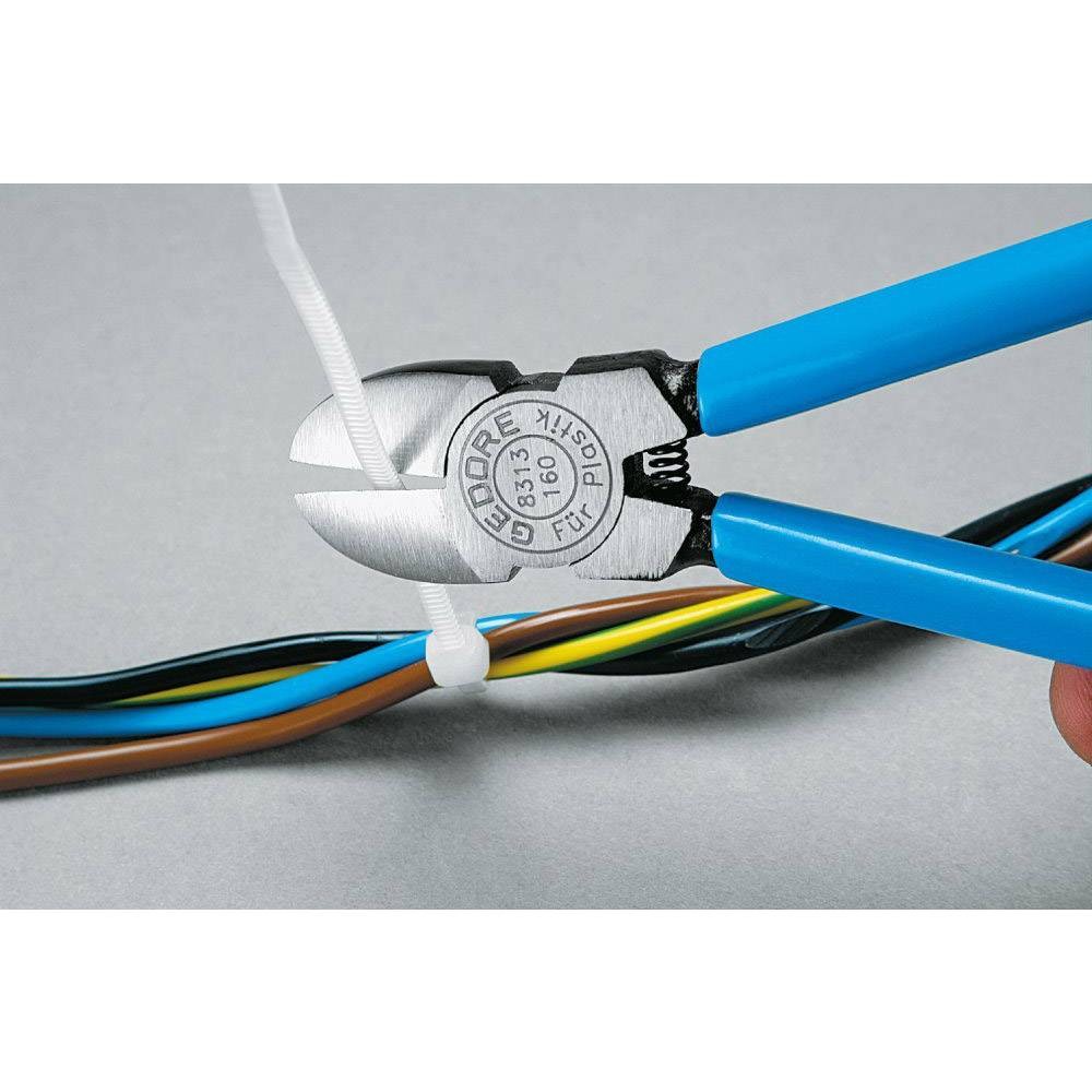 Pince coupante diagonale Gedore 8313-160 TL 6746130 en acier trempé de 160 mm