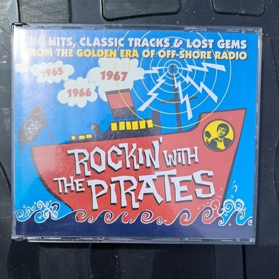 Rockin' with The Pirates 3 CD Set Classic Off-Shore Radio Hits 1960s Compilation