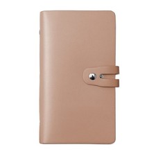 Leather RFID Credit Card Holder - Business Card Organizer with 96 Slots