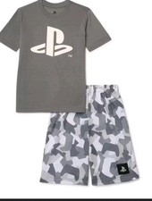 Boys Playstation Shorts Set Outfit Size 8