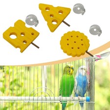 Bird Perch Stand Toy Wood Parrot Perch Stand Platform for Cockatoo Budgies