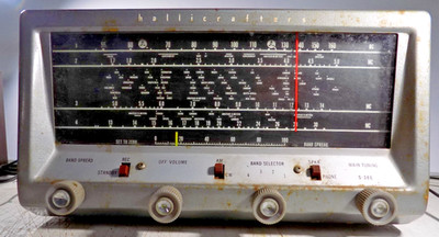 HALLICRAFTERS Model S-38E RADIO **  Powers Up to Static ** Serial No 262493