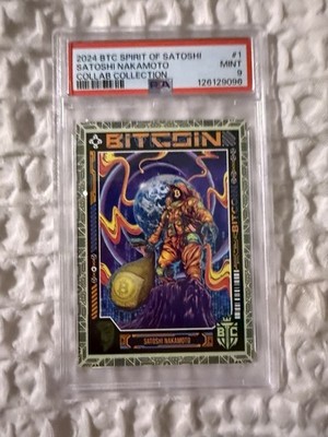 SATOSHI NAKAMOTO #1 2024 Bitcoin Trading Cards Spirit Of Satoshi