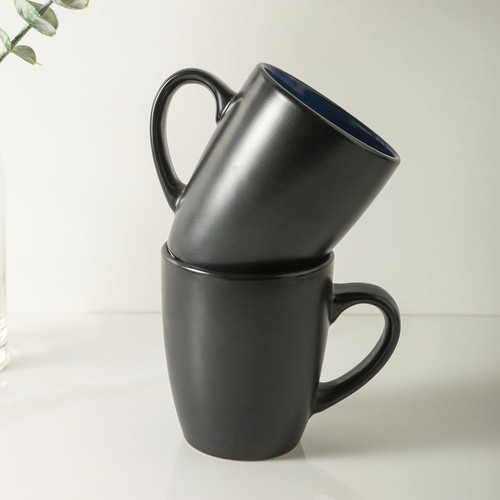Stone Lain Albie Stoneware 32-Piece 32 Piece - Service for 8, Blue and Black - Picture 8 of 11