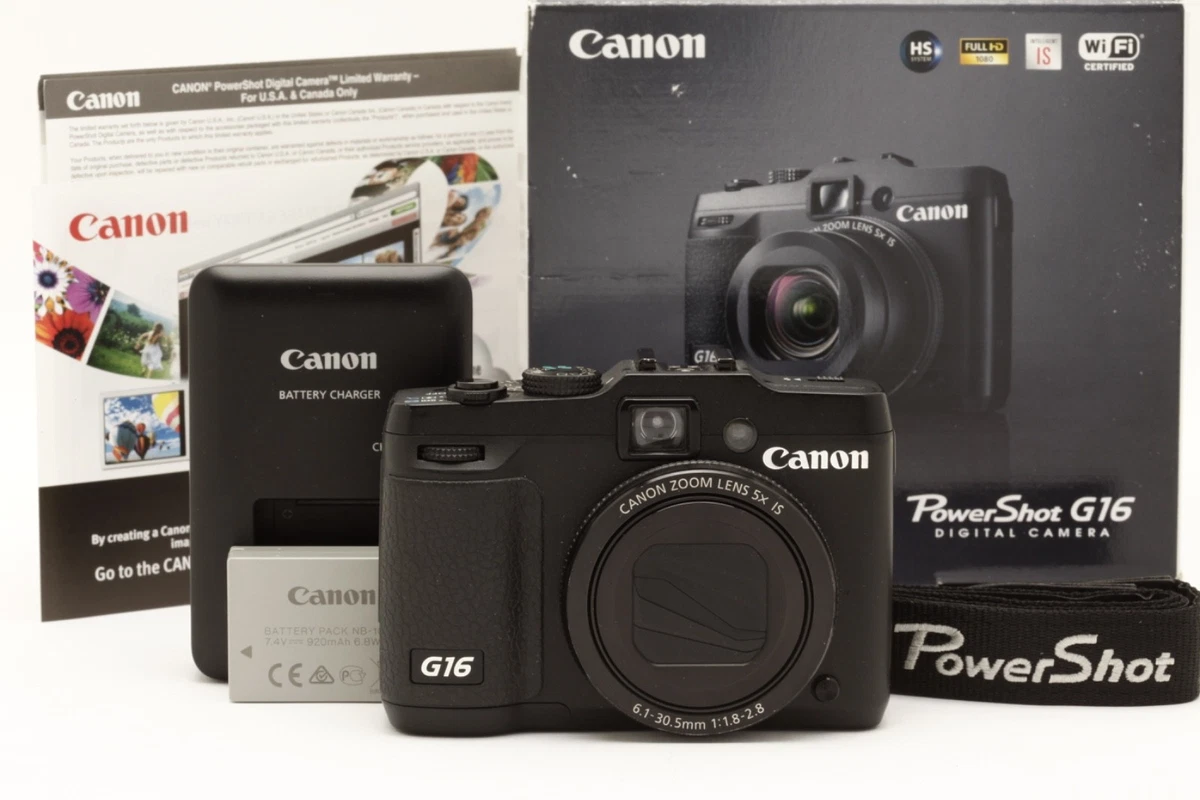 Canon PowerShot G16 Digital Cameras for Sale | Shop New & Used