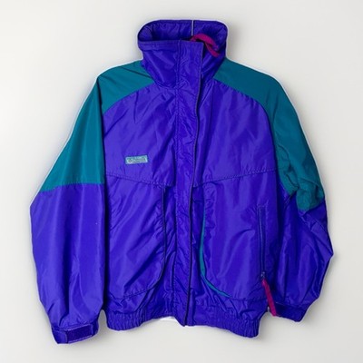 VTG Columbia Puffer Jacket Womens Powder Keg Radial Sleeve SL5340 90s Y2K Small