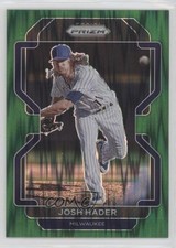 2022 Panini Prizm Tier II Forest Green Flash Prizm 2/5 Josh Hader #130 1u6