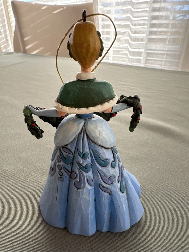 Disney Tradición Cenicienta Navidad Jim Shore Vacaciones Ornamento Vitrina Foto 3 de 4