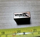 Vintage Letterpress Printing Block Zenith Advertising Logo
