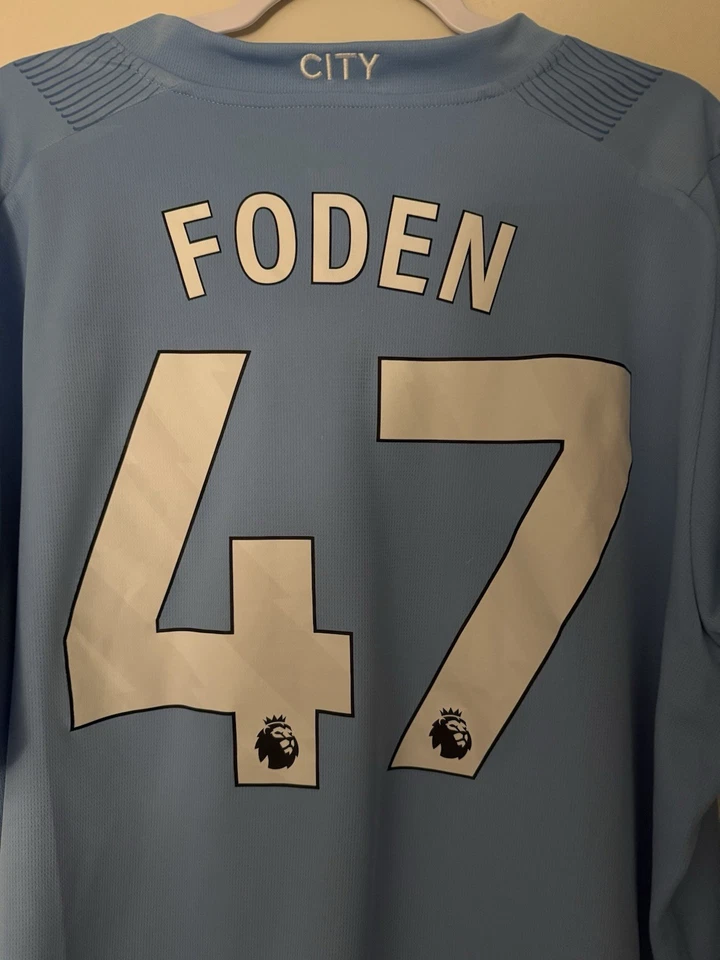 Manchester City Phil Foden 2023/2024 Home Jersey Adult XXL - Image 2 of 4