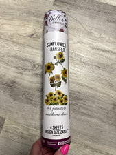 Belles and Whistles Sunflower Transfer Sheets...