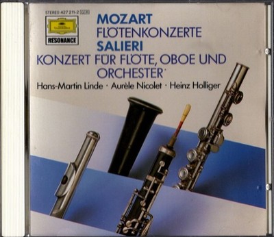 Mozart / Salieri - Flute Concertos, Concerto For Oboe & Flute - CD Album
