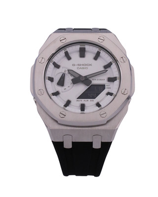 Casioak Panda Edition GA-2100 Custom Mod Metal Watch GA2100