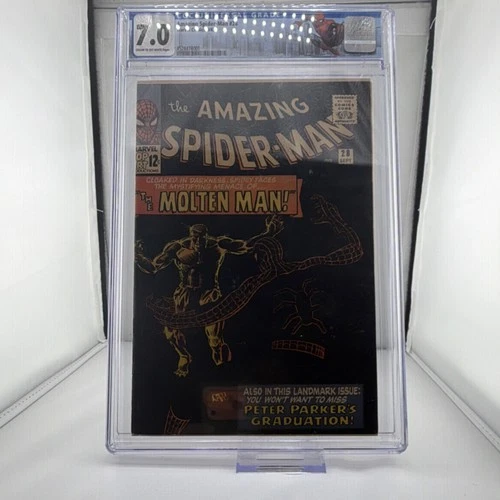 Marvel Comics The Amazing Spider-Man #28 1965 CGC 7.0 Molten Man Cream/OW