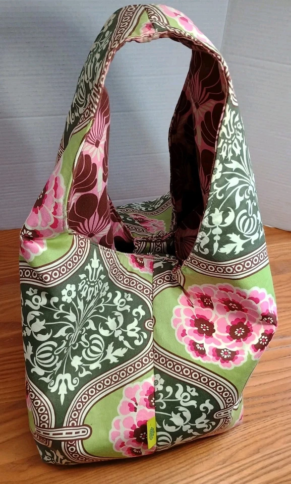Amy Butler Bolsa Hobo Feminina Prímula Estampa de Limão Yoga Boho Cottage Core  - Imagem 2 de 4