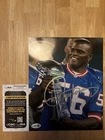 Lawrence Taylor Autographed New York Giants Hof 8x10 Photo. JSA Coa