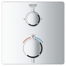 Grohe 24 111 Grohtherm Thermostatic Valve Trim Only - Chrome