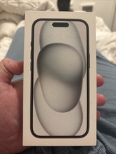 iPhone 15 Base 128gb Black Empty box Only