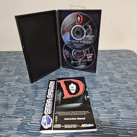 SEGA SATURN D Complete Tested Working Game | Discs, Manual & Case | Rare