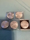 Lot Of Five Indian Head And Justice .999 Silver Rounds From Bullion Express