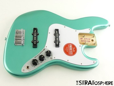 Fender Squier Affinity Active Jazz BASS LOADED BODY, Preamp Mystic Surf Green!